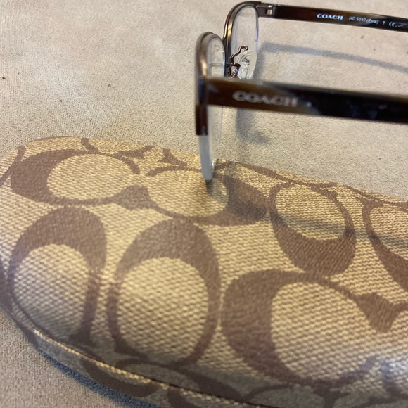 Authentic Coach brown frame glasses main image 4